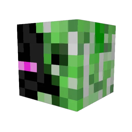 Moppelkake Minecraft avatar head, 3D render