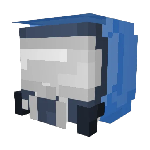 Moppy1289 Minecraft avatar head, 3D render