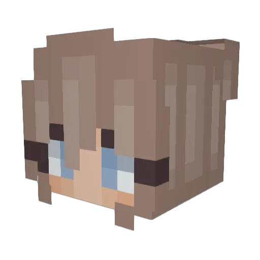 MorFishSticks Minecraft avatar head, 3D render