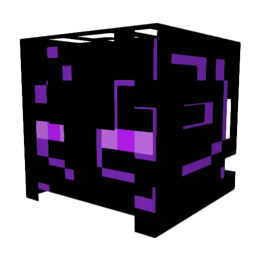 MoradoMarauder Minecraft avatar head, 3D render
