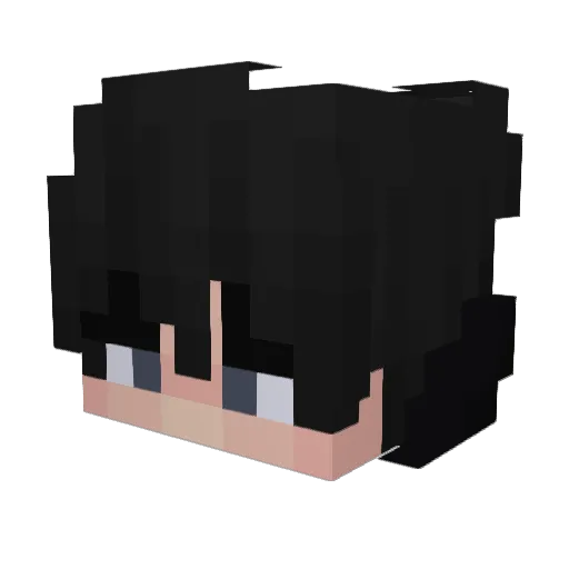 MoraesTexas Minecraft avatar head, 3D render