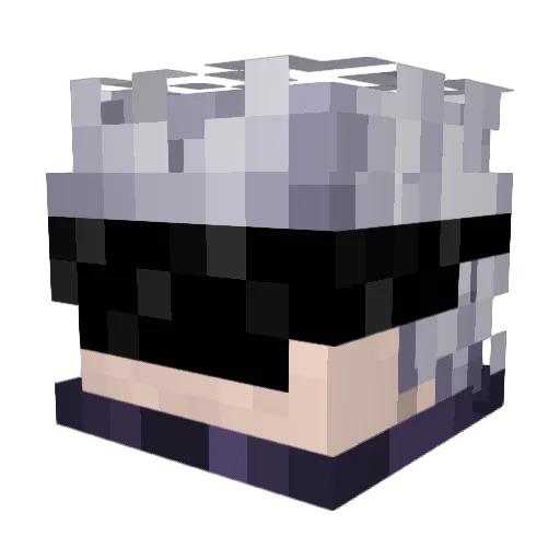 Morainl Minecraft avatar head, 3D render