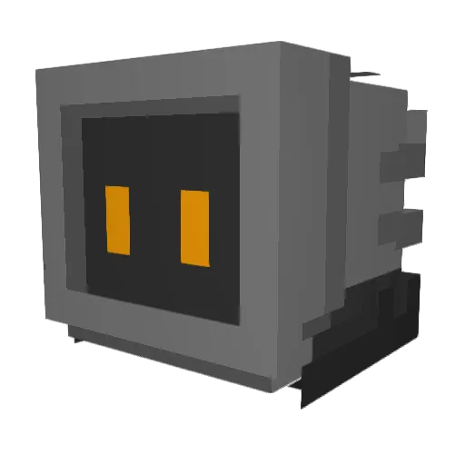 Moralel Minecraft avatar head, 3D render