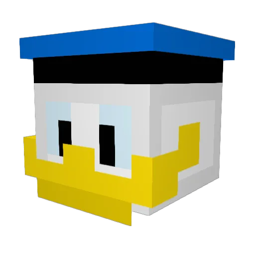 Morante12 Minecraft avatar head, 3D render
