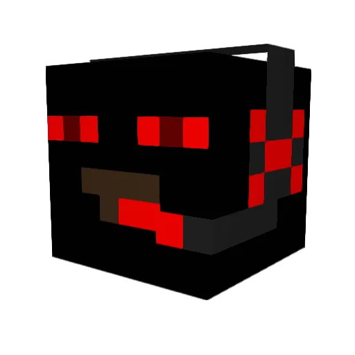 Morax_666 Minecraft avatar head, 3D render