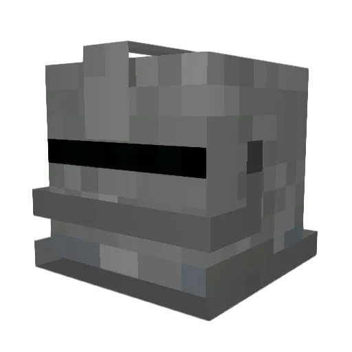 Morbhau Minecraft avatar head, 3D render