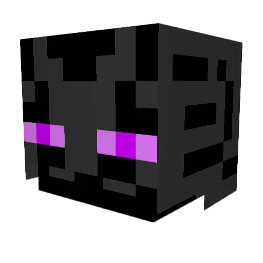 MorbidGhost Minecraft avatar head, 3D render