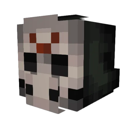 MorbidGooner Minecraft avatar head, 3D render