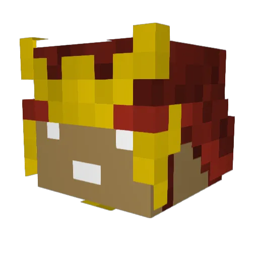 Morbid_Ins4nity Minecraft avatar head, 3D render