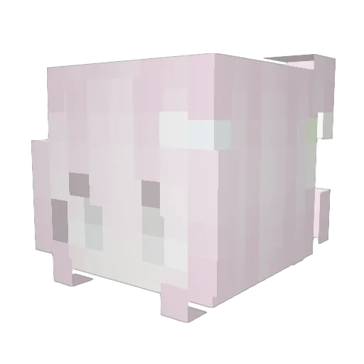 Mordauta Minecraft avatar head, 3D render