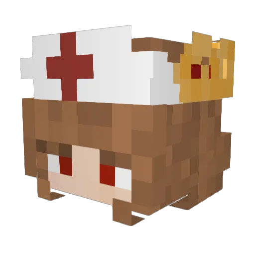 Minecraft-Avatar von Morddem: Kopf als 3D-Render