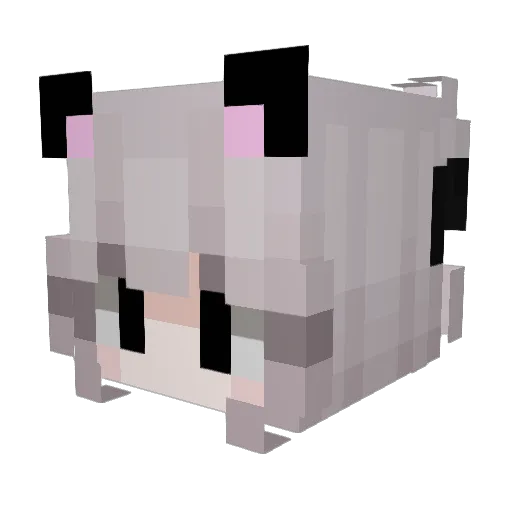 MordeKyri Minecraft avatar head, 3D render