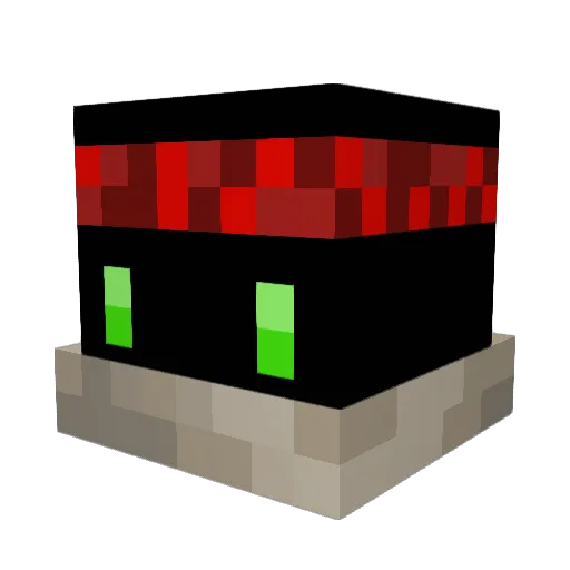 Mordecai_7 Minecraft avatar head, 3D render