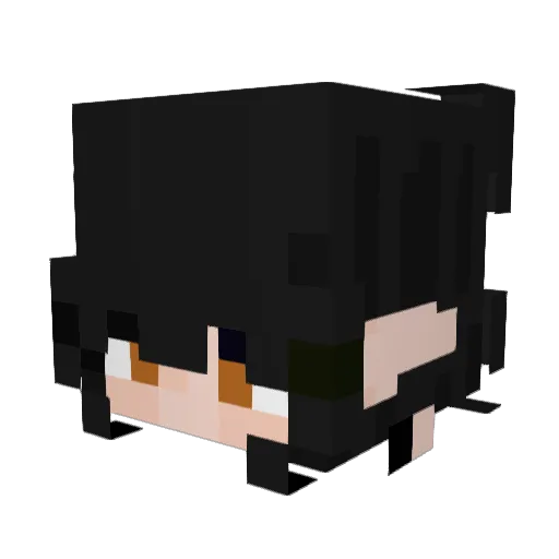 Mordero320 Minecraft avatar head, 3D render