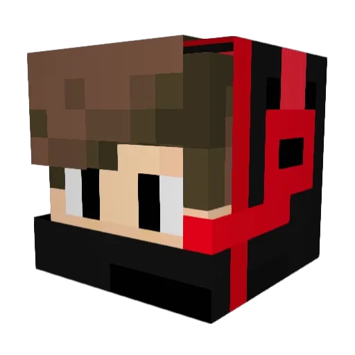 Mordicus90 Minecraft avatar head, 3D render