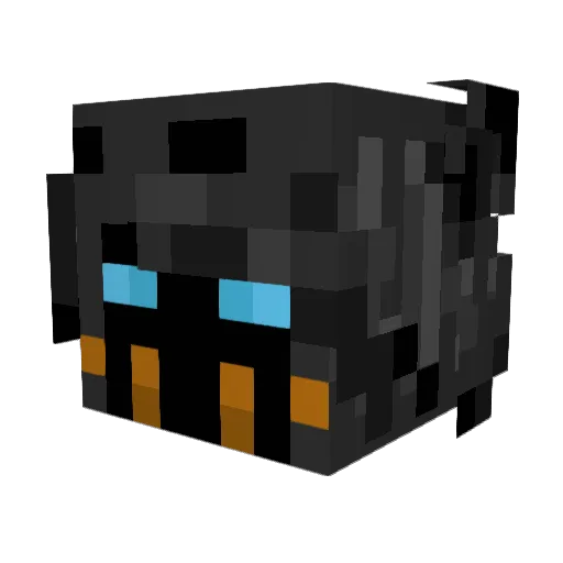 MordredHood Minecraft avatar head, 3D render