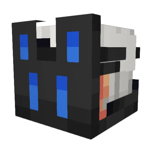 MoreChipmunk806 Minecraft avatar head, 3D render