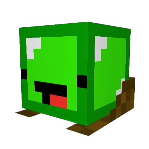 MoreRGBmoreFPS Minecraft avatar head, 3D render