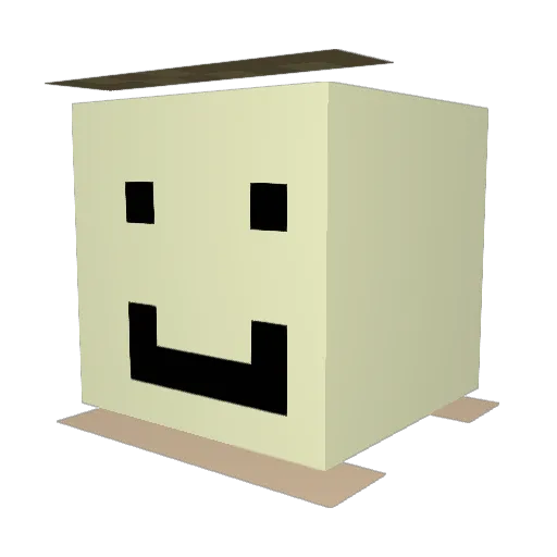 MoreTea54867149 Minecraft avatar head, 3D render
