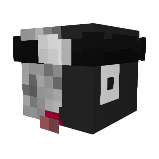 More_Beans Minecraft avatar head, 3D render