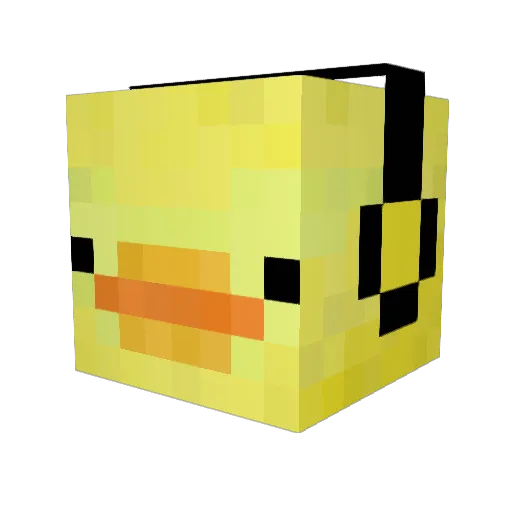 Morejarl Minecraft avatar head, 3D render