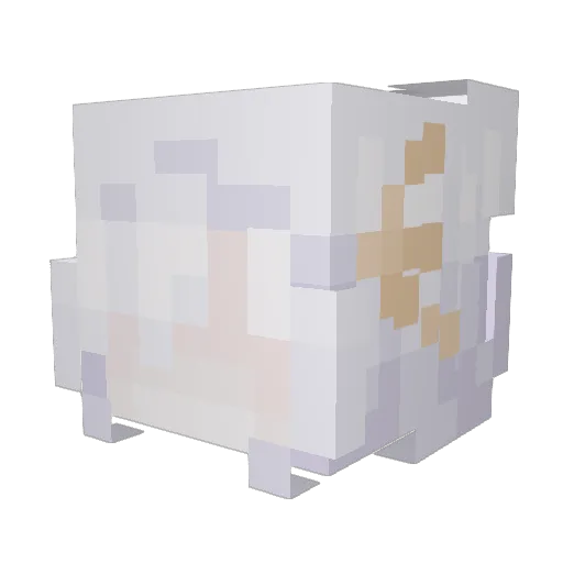 MoreloSweetheart Minecraft avatar head, 3D render