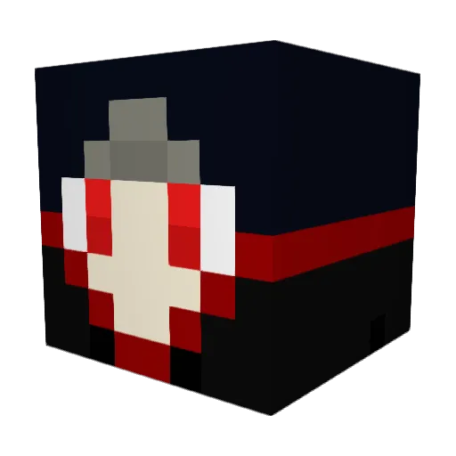Moren17 Minecraft avatar head, 3D render