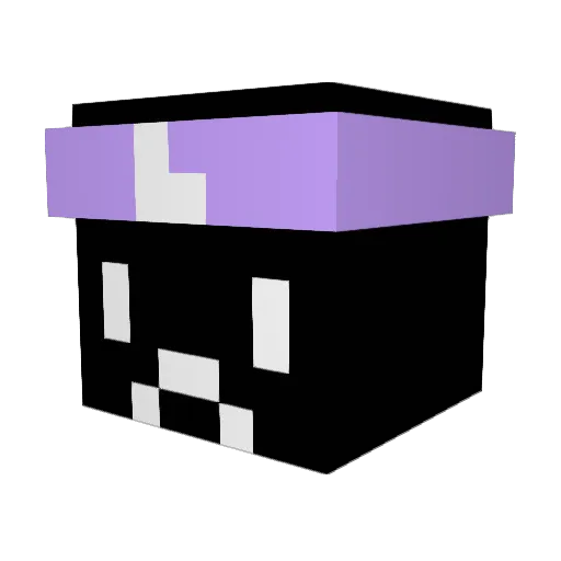 Morenimmagao Minecraft avatar head, 3D render