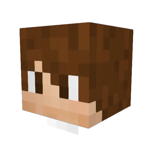MorenoMMG Minecraft avatar head, 3D render