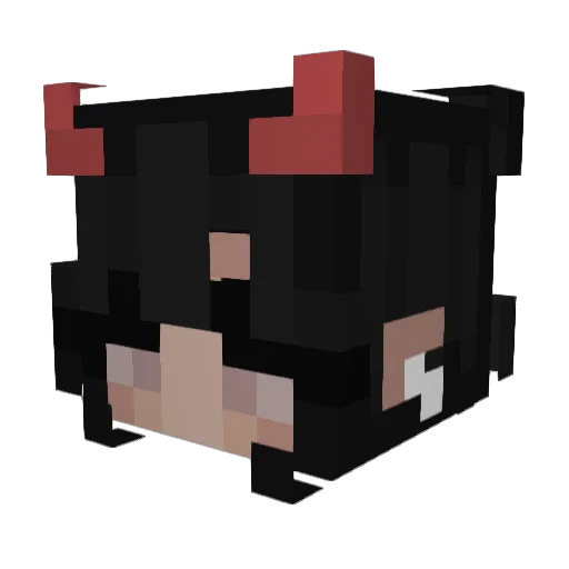 MorettoCAMISA10 Minecraft avatar head, 3D render