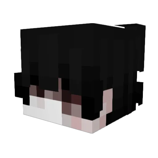 Moretyy Minecraft avatar head, 3D render