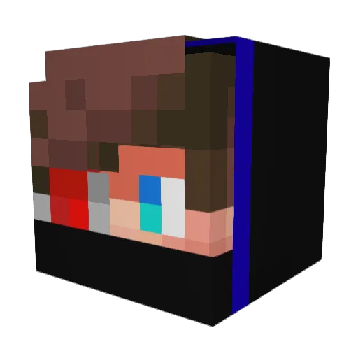 Morewood03 Minecraft avatar head, 3D render