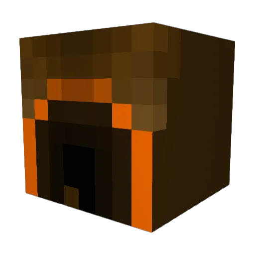 MorfMikkel Minecraft avatar head, 3D render