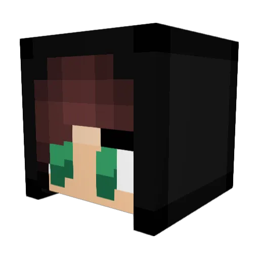 Morg4123 Minecraft avatar head, 3D render