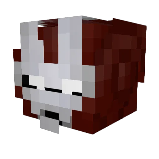 MorganStark Minecraft avatar head, 3D render