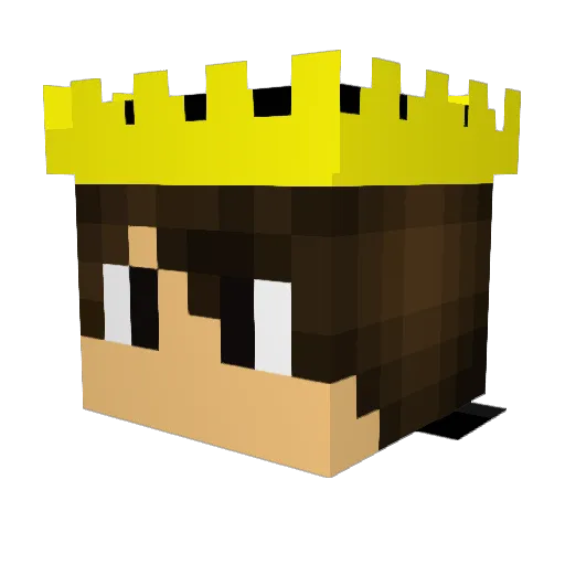 MorgenPvP Minecraft avatar head, 3D render