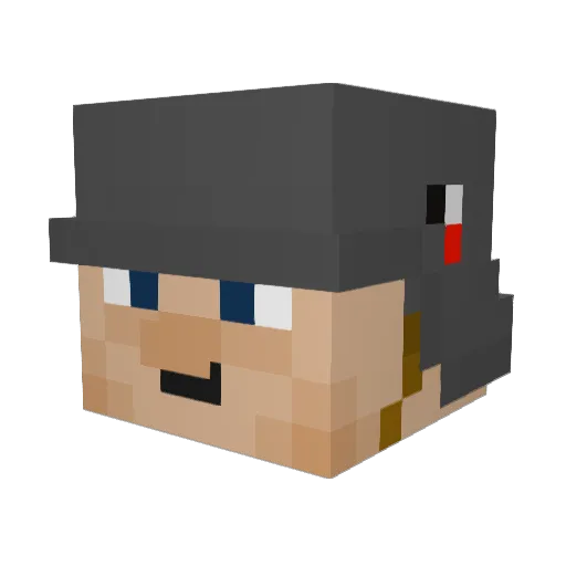 Morgenstern3003 Minecraft avatar head, 3D render