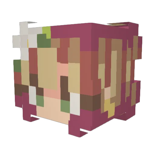 Morgi397 Minecraft avatar head, 3D render