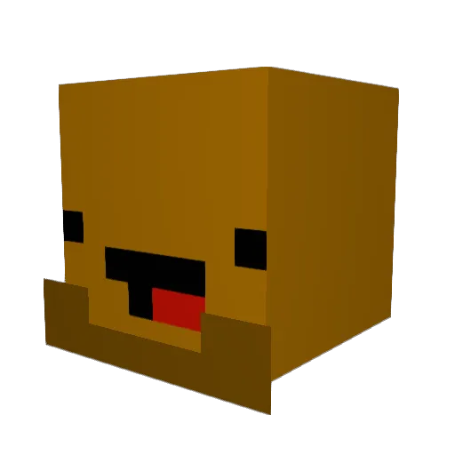 Morgontimma Minecraft avatar head, 3D render