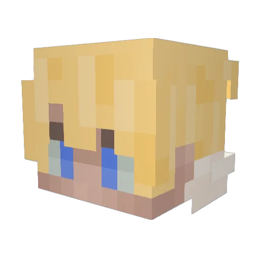 MorgranBattleaxe Minecraft avatar head, 3D render