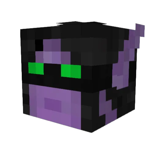 Morgrosh Minecraft avatar head, 3D render