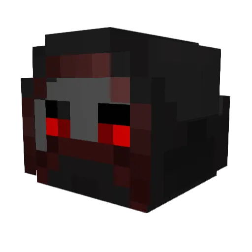 Morgrys Minecraft avatar head, 3D render