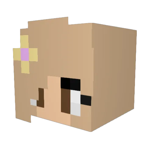 Morgs3262 Minecraft avatar head, 3D render
