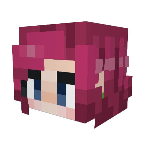 Morgz2111 Minecraft avatar head, 3D render
