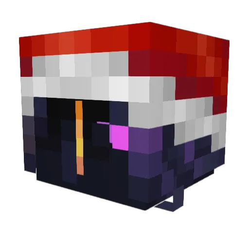 MoriYoshi Minecraft avatar head, 3D render