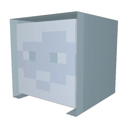 Moriankuhmer Minecraft avatar head, 3D render