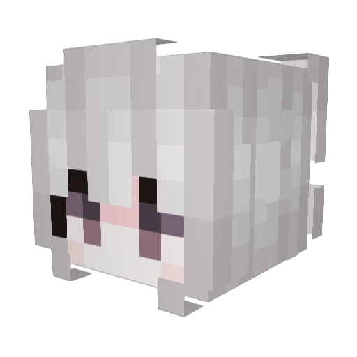Moriati_ Minecraft avatar head, 3D render
