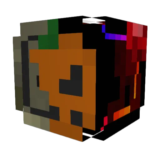 Moribundity Minecraft avatar head, 3D render