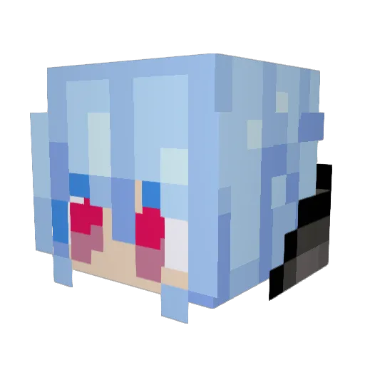 MoriceVincent Minecraft avatar head, 3D render