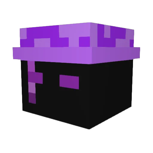 Morinq Minecraft avatar head, 3D render